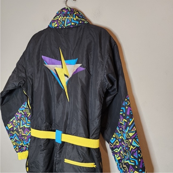 Tipsy Elves Retro Ski Suit with Multicolor Design - Picture 6 of 9